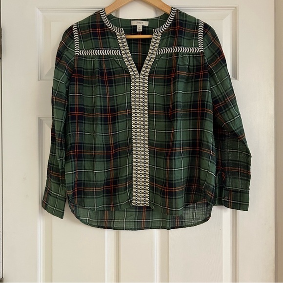 J. CREW Plaid Flannel Shirt - Picture 6 of 12